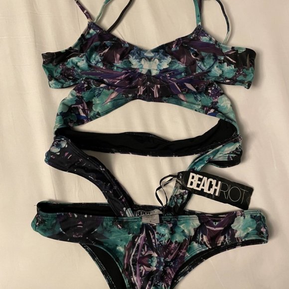 Beach Riot "The High Roller Swimsuit" size S, NWT - Picture 4 of 4